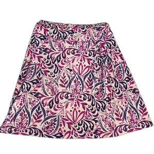 Title Nine skirt, purple/pink floral print, size XS, No Rips, Holes or Stains